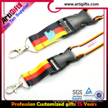 Factory-Design-Design Sublimation Lanyards mit benutzerdefinierten Logo